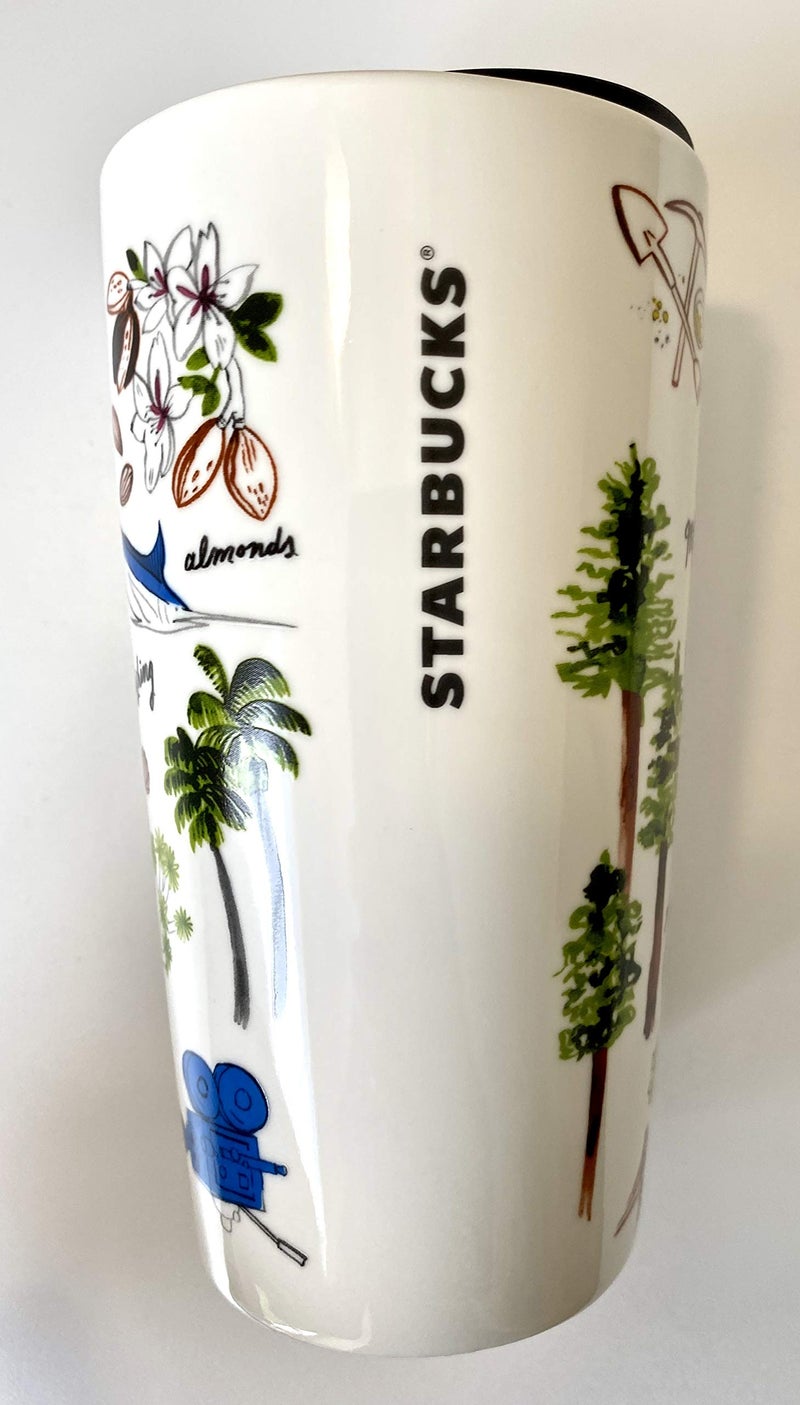 Starbucks California Double Walled Ceramic Travel Traveler Coffee Mug - 12 Oz - Image 2
